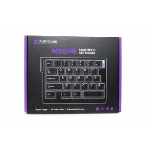 FURY CUBE M30 HE Magnetic Mechanical Keyboard 8K Rapid Trigger Black Mag Pro